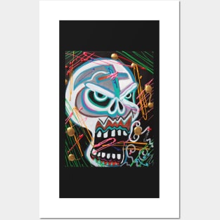 Carnie Skull Posters and Art